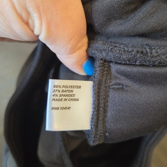 Walter Hagen Clubhouse Women's Fashion Pleated Pants Black Small New Golf Lady - Picture 8 of 14